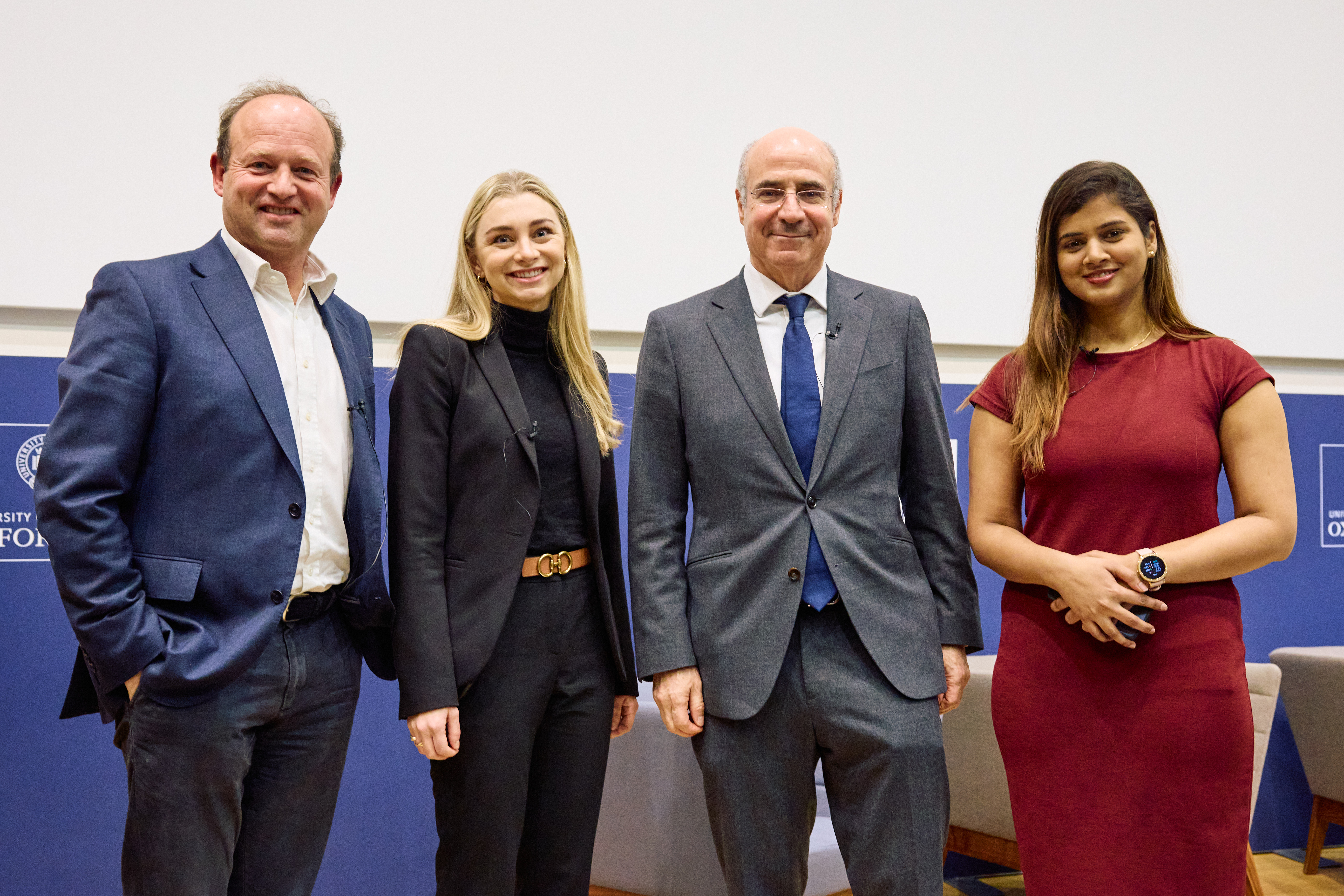 Host and speakers at Bill Browder event